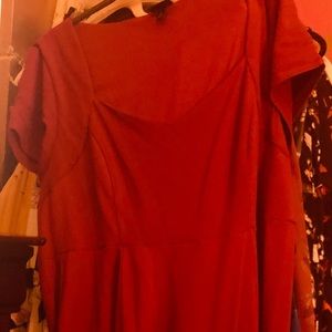 Cranberry Colored dress by Torrid.
